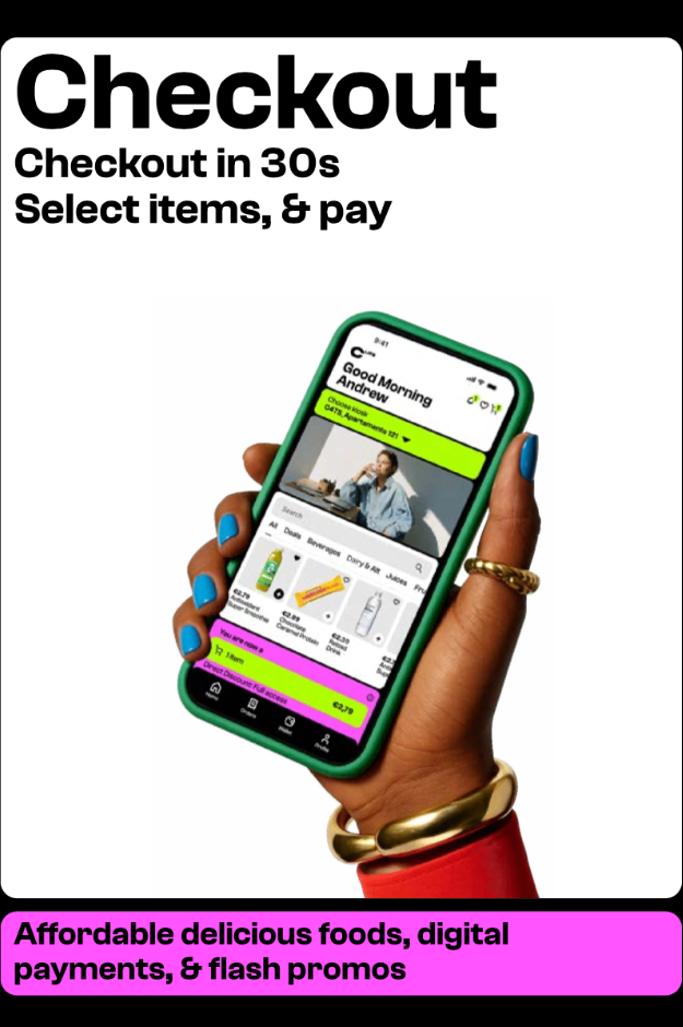 Checkout — Checkout in 30s, select items and pay